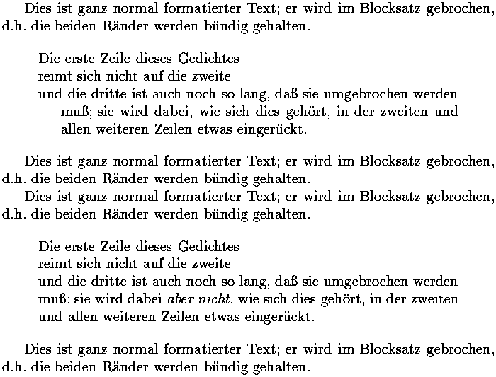 Bild: TeX-Ausgabe