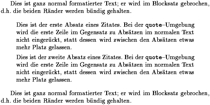 Bild: TeX-Ausgabe