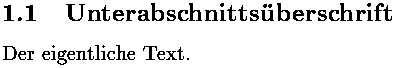 Bild: TeX-Ausgabe