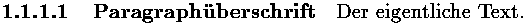 Bild: TeX-Ausgabe