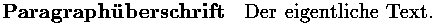 Bild: TeX-Ausgabe
