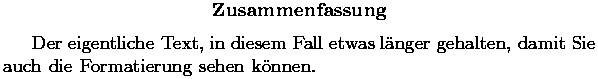 Bild: TeX-Ausgabe